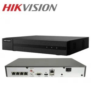 Videoregistratore NVR 4 Canali PoE 4K AI Hikvision HiWatch HWN‑4104MH‑4P (8MP)