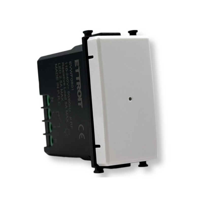 Deviatore WiFi Smart Ettroit EVWF0801 Tuya compatibile Vimar Plana