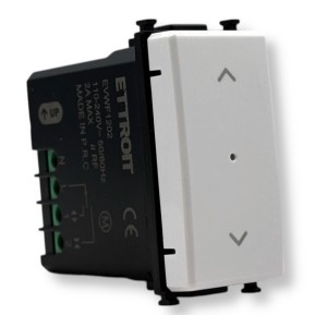Pulsante WiFi Smart per Tapparella Ettroit EVWF1202 Tuya compatibile Vimar Plana