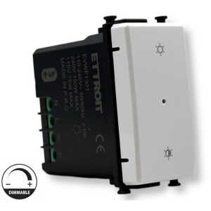 Interruttore Dimmer WiFi Smart Ettroit EVWF1301 Tuya compatibile Vimar Plana
