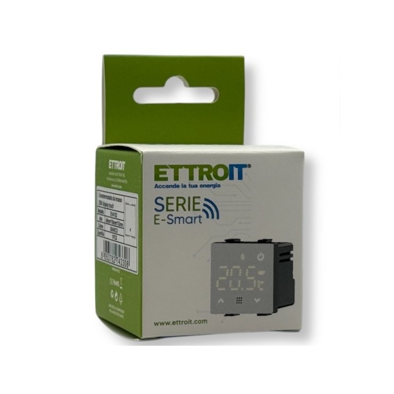 Termostato WiFi da Incasso per Caldaia Digitale Touchscreen Ettroit EVWF4102